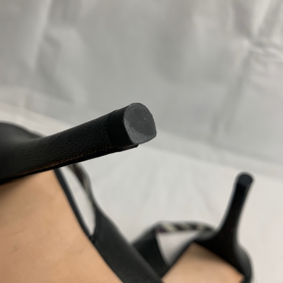 Stuart Weitzman 11 Prose Black Nappa slingback NWD - Picture 5 of 8